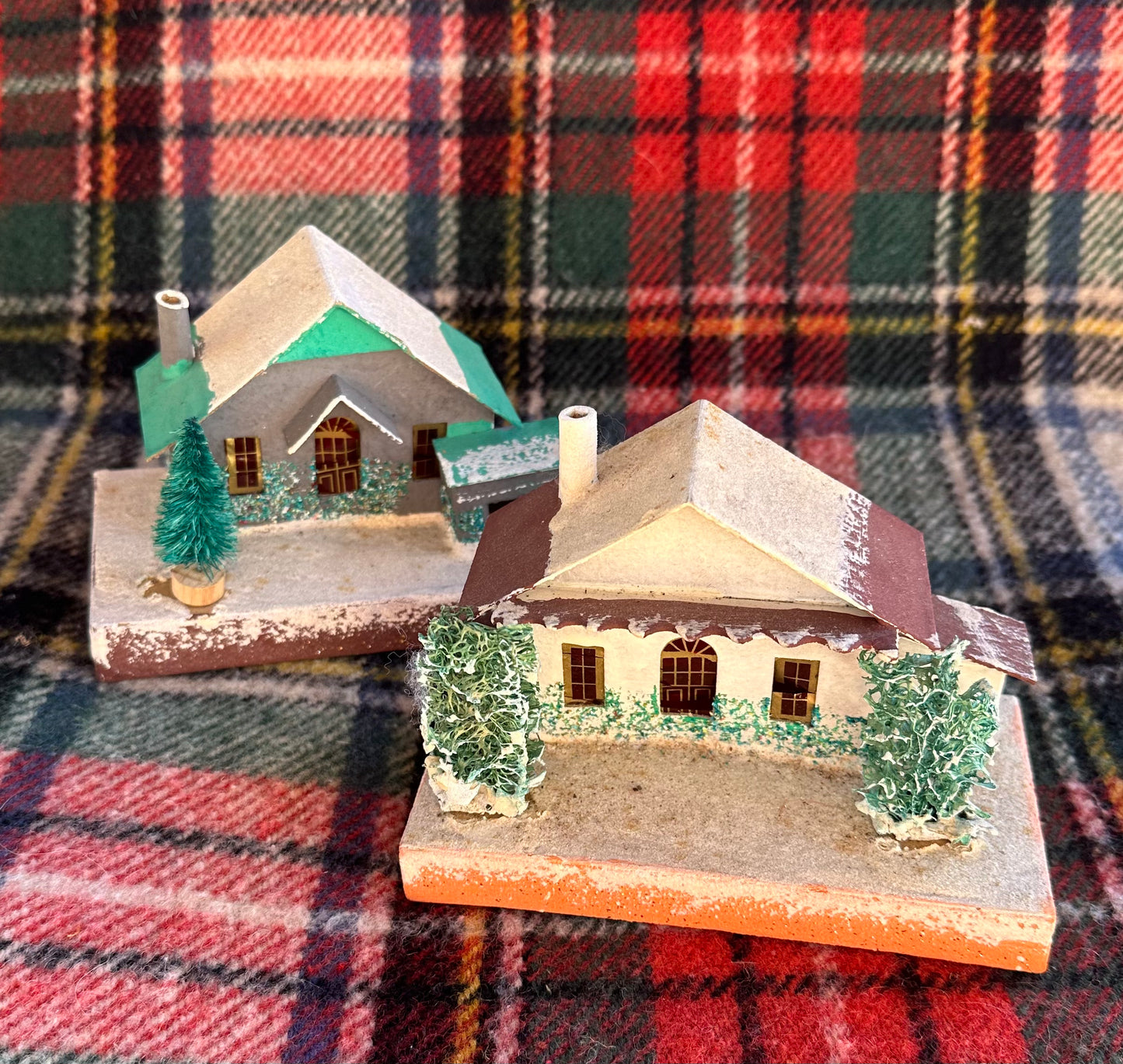 Vintage Original "Putz" Houses